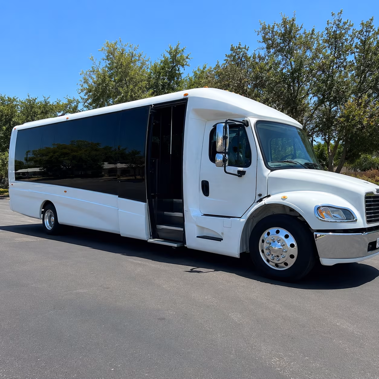 smooth bus transportation to concerts and sporting events