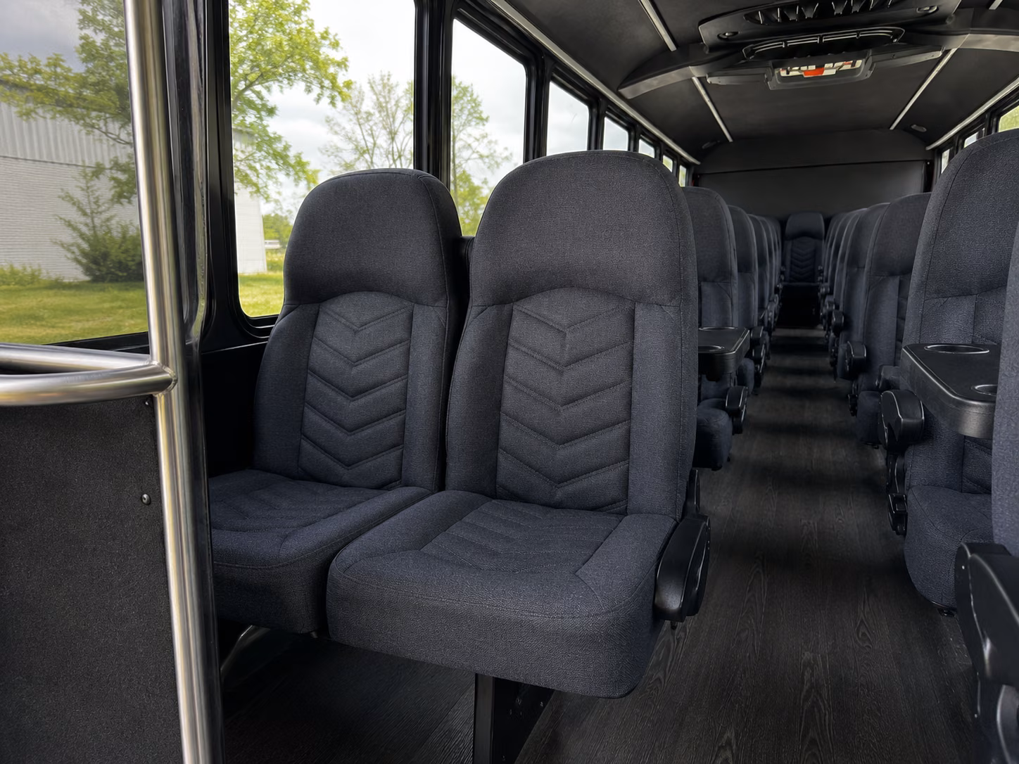 taunton 18 passenger minibus interior