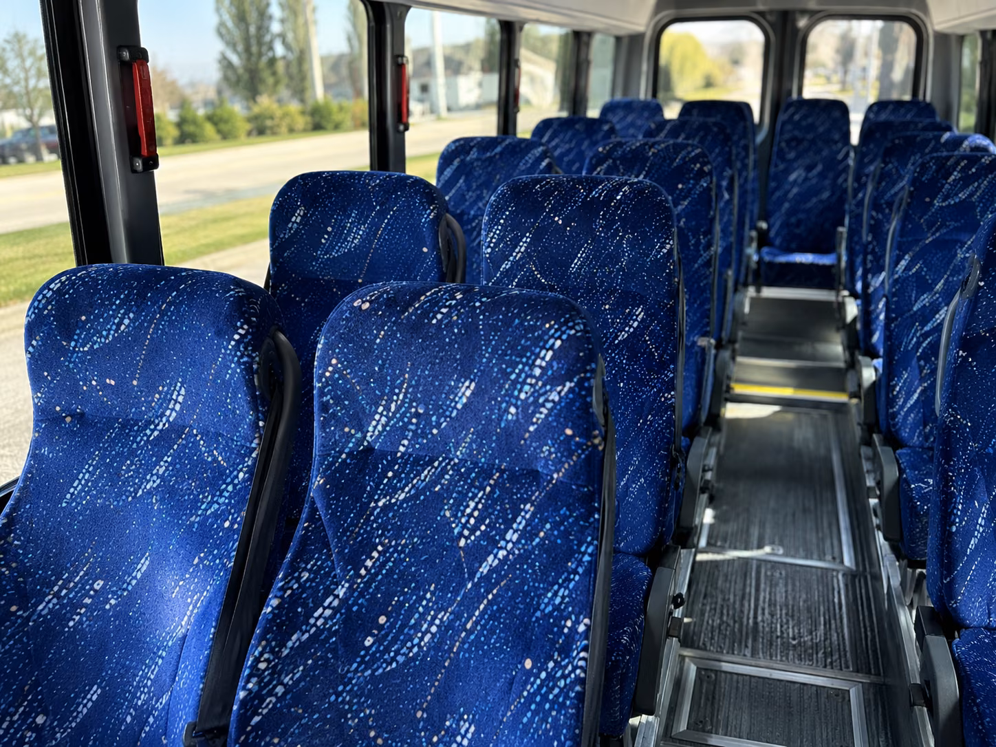 taunton 20 passenger minibus interior