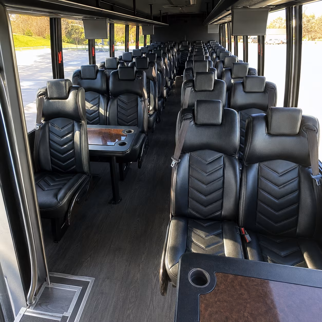 taunton 30 passenger minibus interior