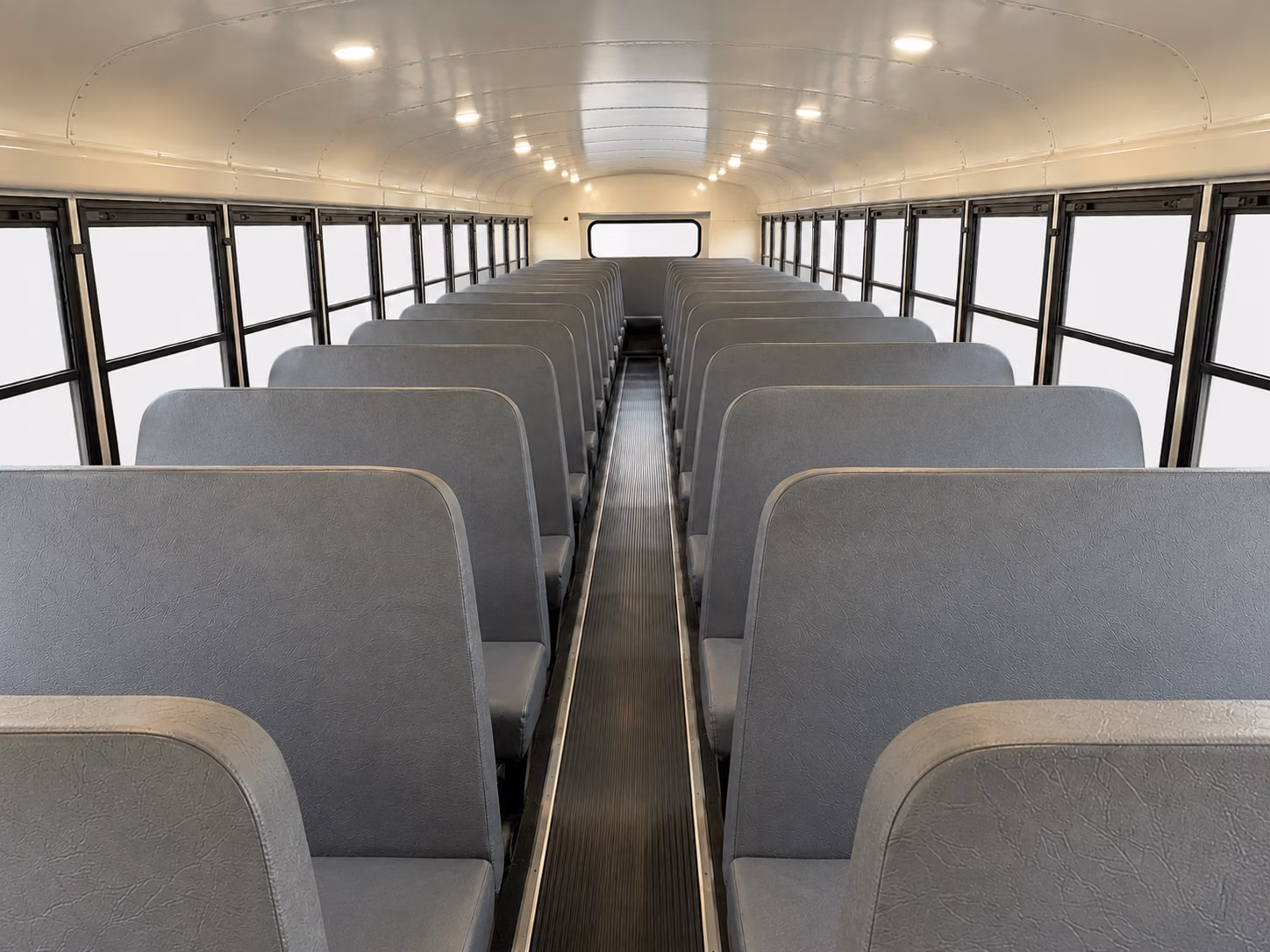 taunton school bus inside