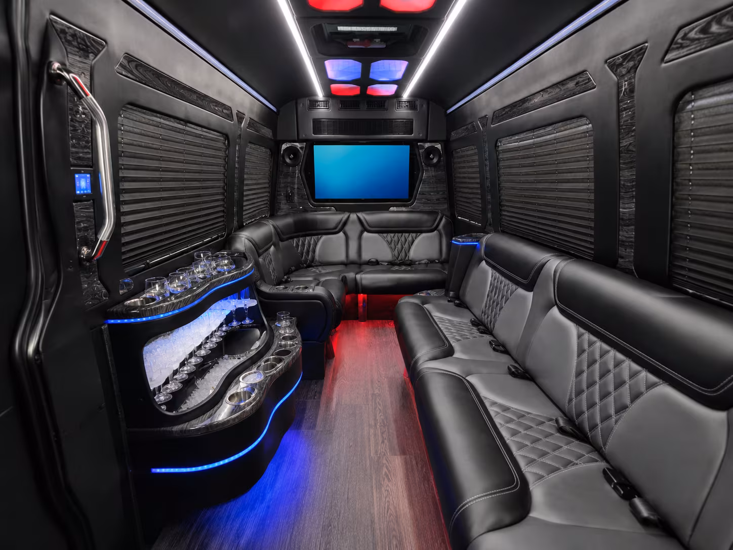 taunton sprinter limousine inside