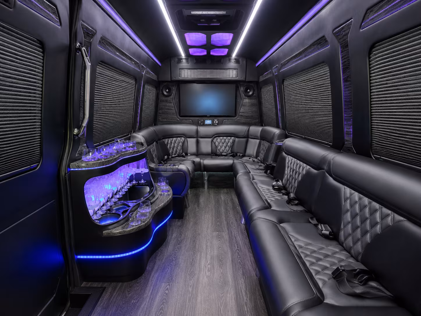 taunton sprinter limousine interior